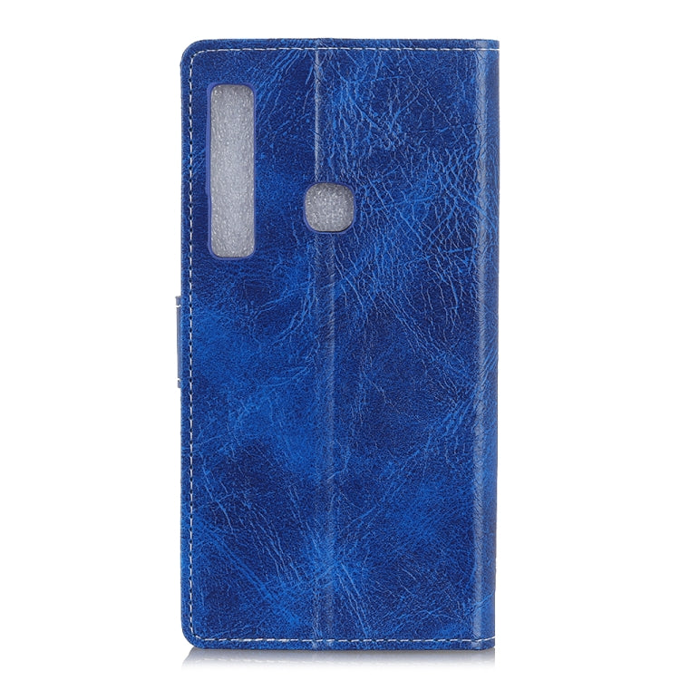 Retro Crazy Horse Texture Horizontal Flip Leather Case for Galaxy A9 (2018) / A9s, with Card Slots & Holder & Photo Frame