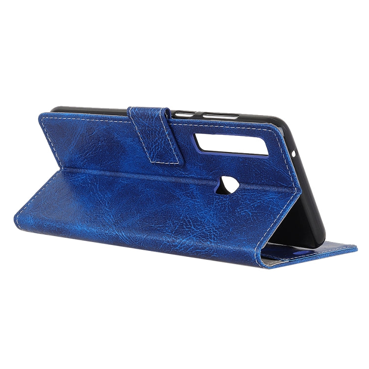 Retro Crazy Horse Texture Horizontal Flip Leather Case for Galaxy A9 (2018) / A9s, with Card Slots & Holder & Photo Frame