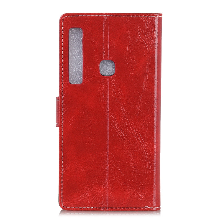 Retro Crazy Horse Texture Horizontal Flip Leather Case for Galaxy A9 (2018) / A9s, with Card Slots & Holder & Photo Frame