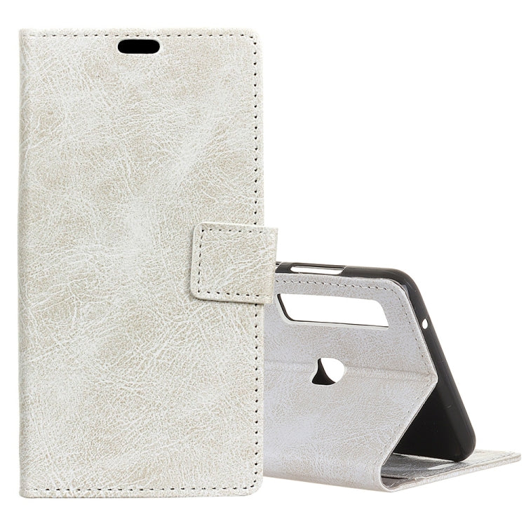 Retro Crazy Horse Texture Horizontal Flip Leather Case for Galaxy A9 (2018) / A9s, with Card Slots & Holder & Photo Frame