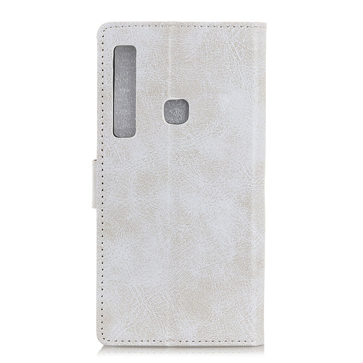 Retro Crazy Horse Texture Horizontal Flip Leather Case for Galaxy A9 (2018) / A9s, with Card Slots & Holder & Photo Frame