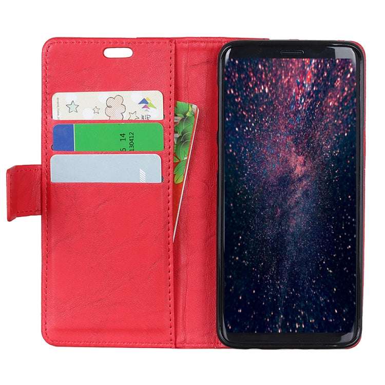 Copper Buckle Retro Crazy Horse Texture Horizontal Flip Leather Case for Galaxy A9 (2018) / A9s, with Holder & Card Slots & Wallet
