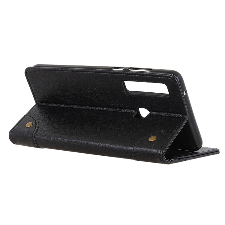 Copper Buckle Nappa Texture Horizontal Flip Leather Case for Galaxy A9 (2018) / A9s, with Holder & Card Slots & Wallet