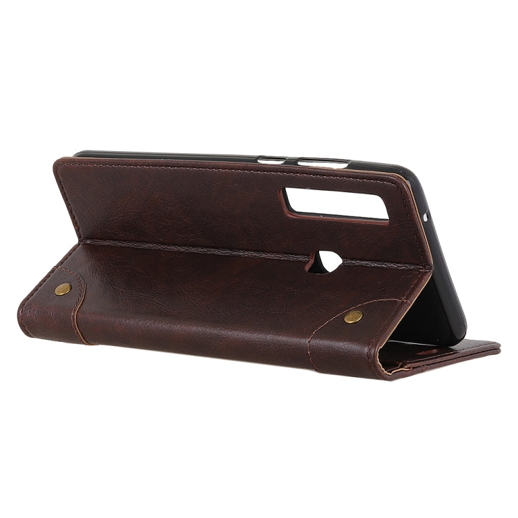 Copper Buckle Nappa Texture Horizontal Flip Leather Case for Galaxy A9 (2018) / A9s, with Holder & Card Slots & Wallet