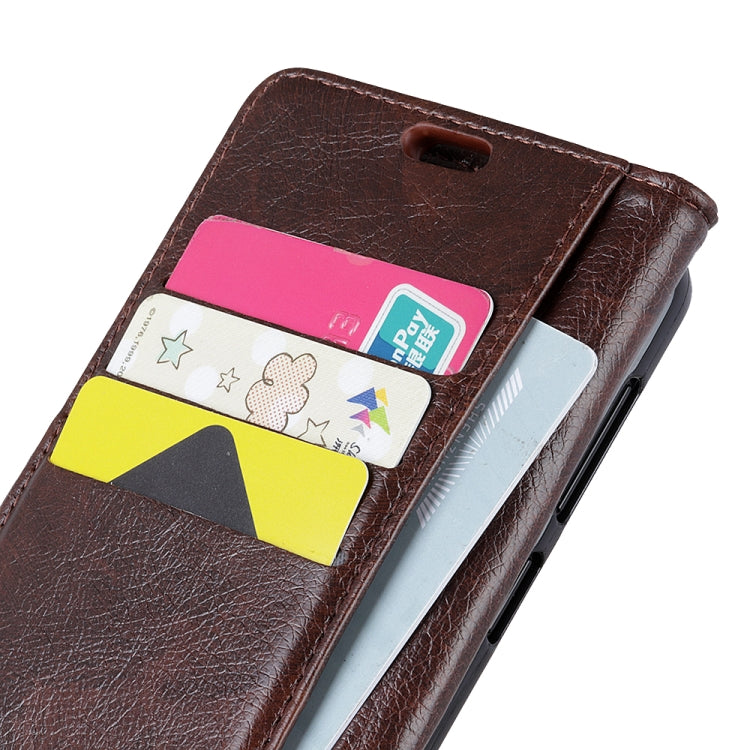 Copper Buckle Nappa Texture Horizontal Flip Leather Case for Galaxy A9 (2018) / A9s, with Holder & Card Slots & Wallet
