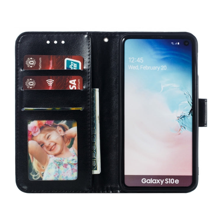 Mandala Embossing Pattern Horizontal Flip Leather Case for Galaxy S10e, with Holder & Card Slots & Wallet & Photo Frame