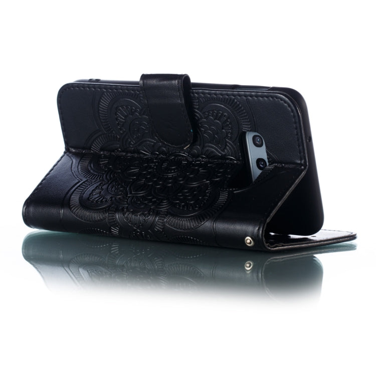Mandala Embossing Pattern Horizontal Flip Leather Case for Galaxy S10e, with Holder & Card Slots & Wallet & Photo Frame