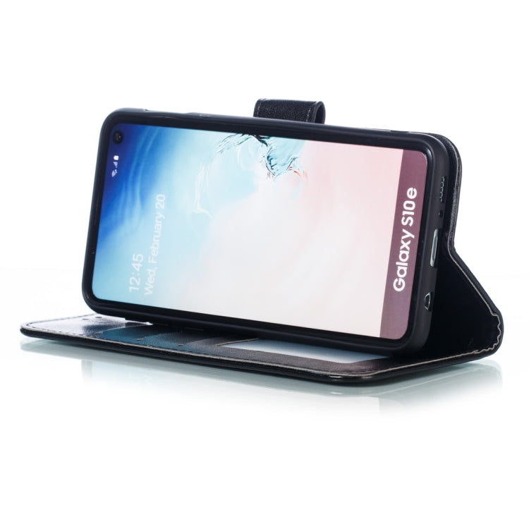 Mandala Embossing Pattern Horizontal Flip Leather Case for Galaxy S10e, with Holder & Card Slots & Wallet & Photo Frame