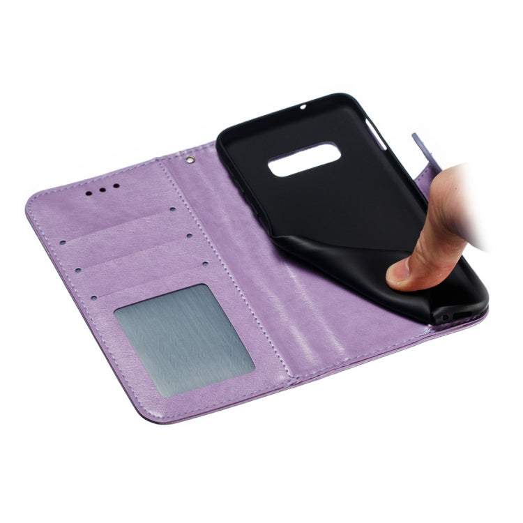 Mandala Embossing Pattern Horizontal Flip Leather Case for Galaxy S10e, with Holder & Card Slots & Wallet & Photo Frame