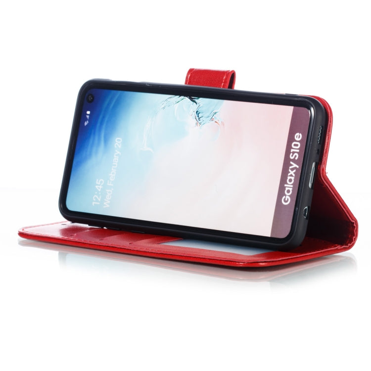 Mandala Embossing Pattern Horizontal Flip Leather Case for Galaxy S10e, with Holder & Card Slots & Wallet & Photo Frame