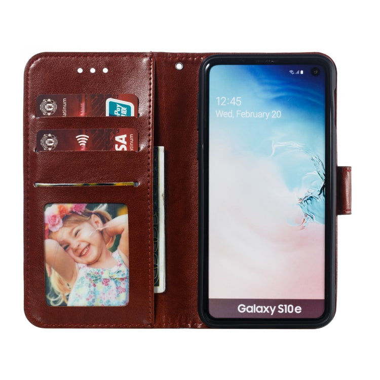 Mandala Embossing Pattern Horizontal Flip Leather Case for Galaxy S10e, with Holder & Card Slots & Wallet & Photo Frame