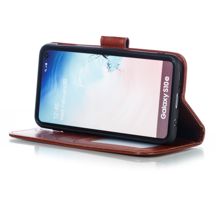 Mandala Embossing Pattern Horizontal Flip Leather Case for Galaxy S10e, with Holder & Card Slots & Wallet & Photo Frame