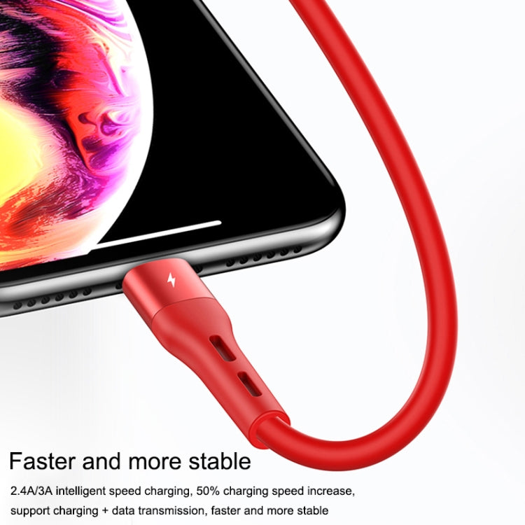 TOTUDESIGN BTA-028 Soft Series 3A Type-C / USB-C Silicone Charging Cable, Length: 1m