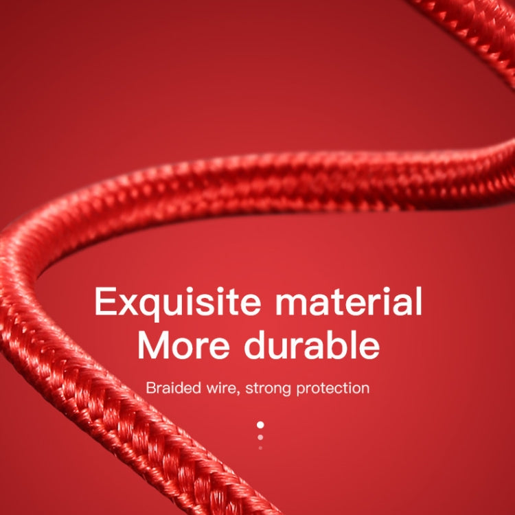 TOTUDESIGN BMA-025 Wing Series 2.4A Micro USB Weaving Charging Cable, Length: 1m