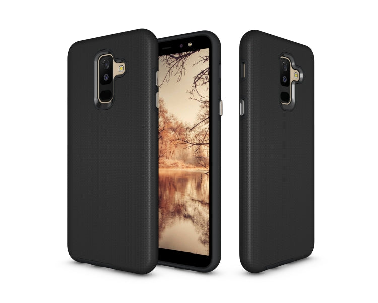 Anti-slip Armor Texture TPU + PC Case for Samsung Galaxy A6+ (2018)