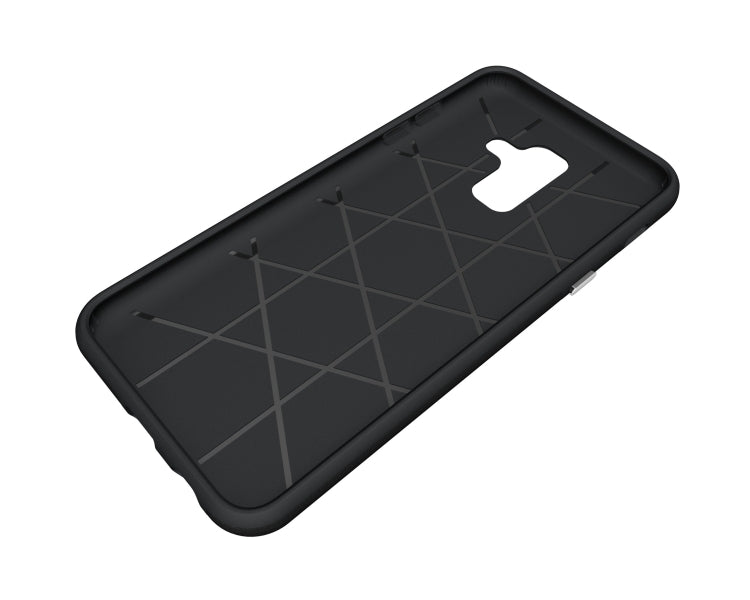 Anti-slip Armor Texture TPU + PC Case for Samsung Galaxy A6+ (2018)