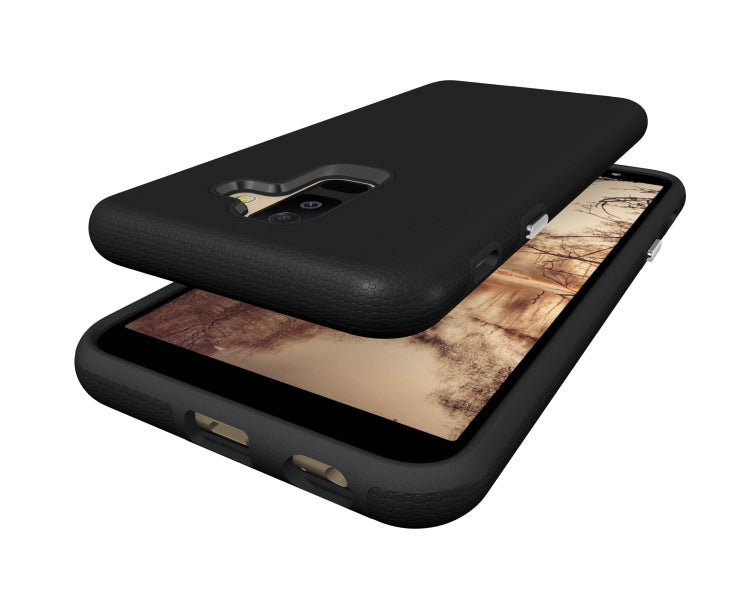 Anti-slip Armor Texture TPU + PC Case for Samsung Galaxy A6+ (2018)