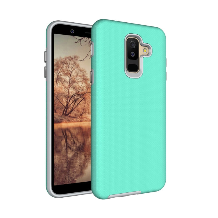 Anti-slip Armor Texture TPU + PC Case for Samsung Galaxy A6+ (2018)