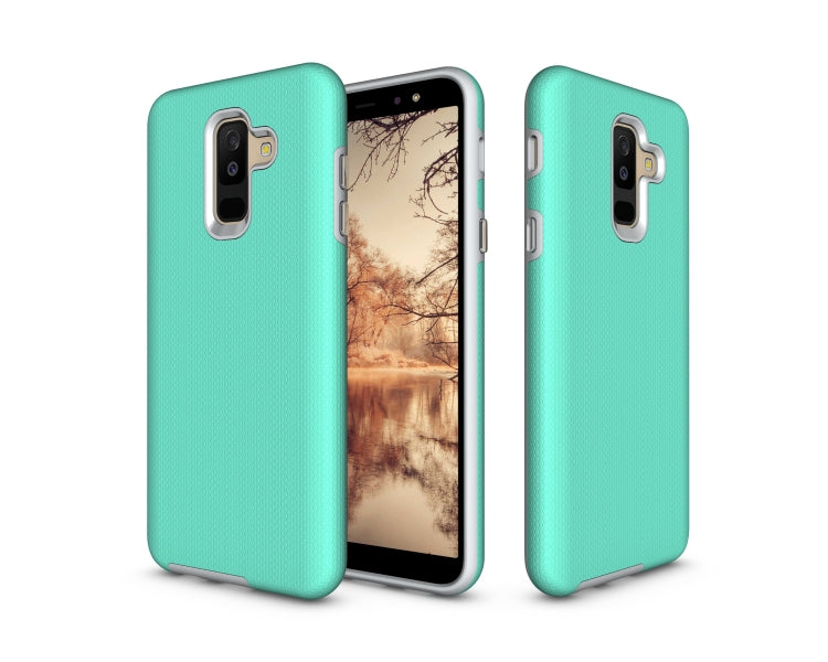 Anti-slip Armor Texture TPU + PC Case for Samsung Galaxy A6+ (2018)