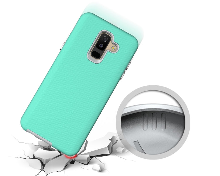 Anti-slip Armor Texture TPU + PC Case for Samsung Galaxy A6+ (2018)
