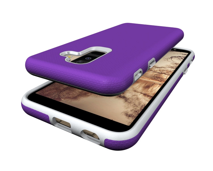 Anti-slip Armor Texture TPU + PC Case for Samsung Galaxy A6+ (2018)