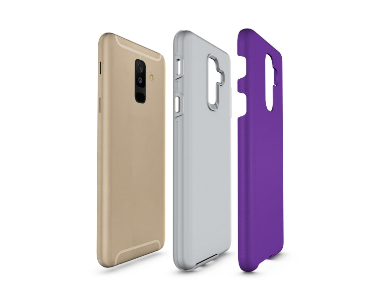 Anti-slip Armor Texture TPU + PC Case for Samsung Galaxy A6+ (2018)