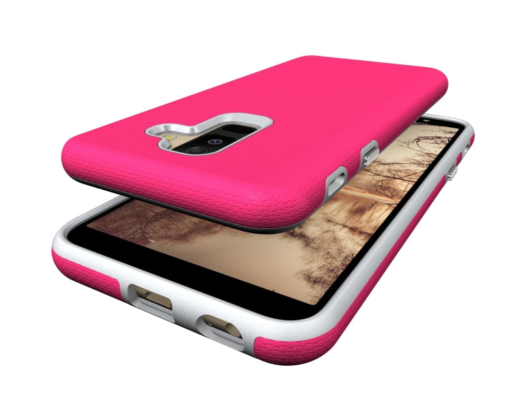 Anti-slip Armor Texture TPU + PC Case for Samsung Galaxy A6+ (2018)