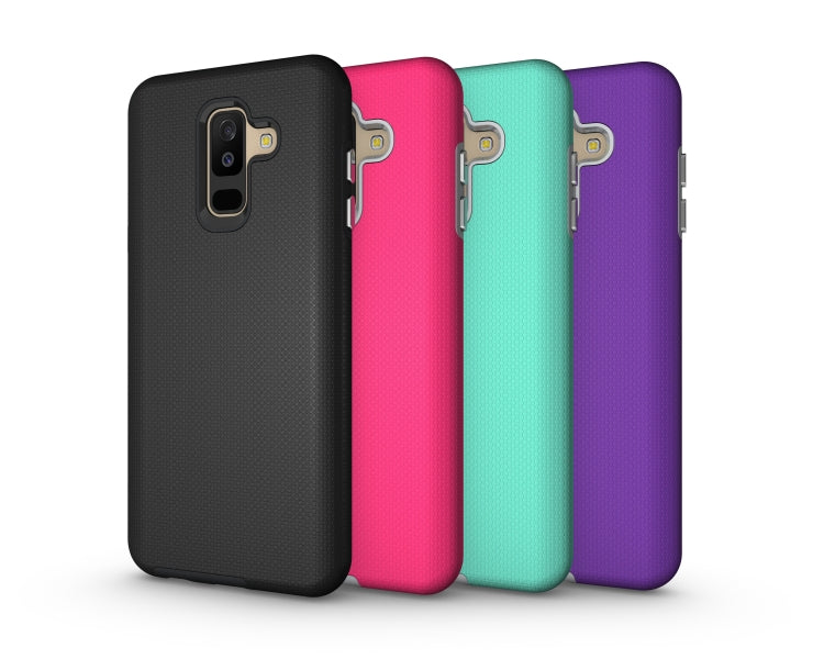 Anti-slip Armor Texture TPU + PC Case for Samsung Galaxy A6+ (2018)