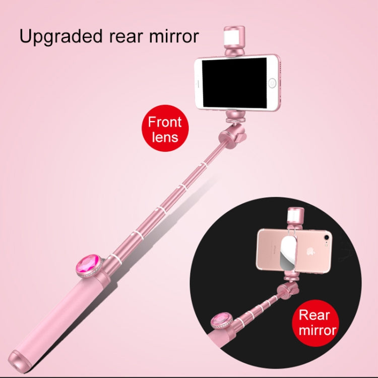 CYKE BR22 Wireless Bluetooth Selfie Stick with Mirror, Standard Version