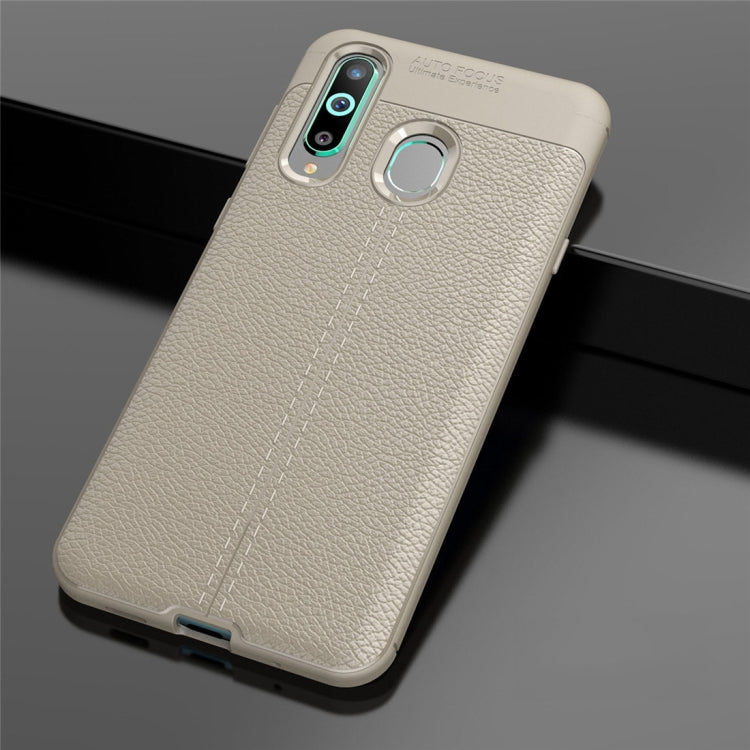 Litchi Texture TPU Shockproof Case for Galaxy A8s
