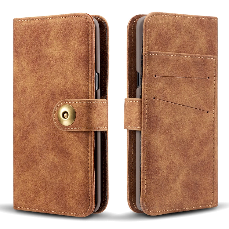 Retro Detachable Horizontal Flip Leather Case for Galaxy Note9, with Card Slots & Wallet