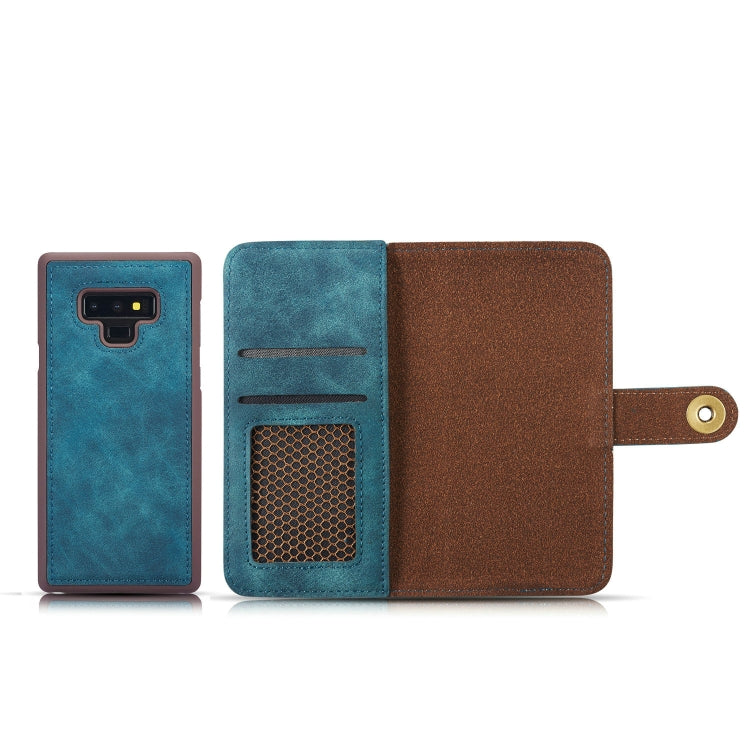 Retro Detachable Horizontal Flip Leather Case for Galaxy Note9, with Card Slots & Wallet