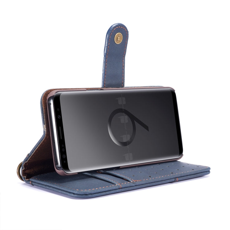 Cowhide Texture  Horizontal Flip Leather Case for Galaxy S9, with Holder & Card Slots & Wallet & Sling