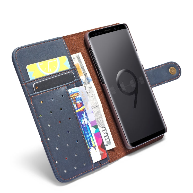 Cowhide Texture  Horizontal Flip Leather Case for Galaxy S9, with Holder & Card Slots & Wallet & Sling