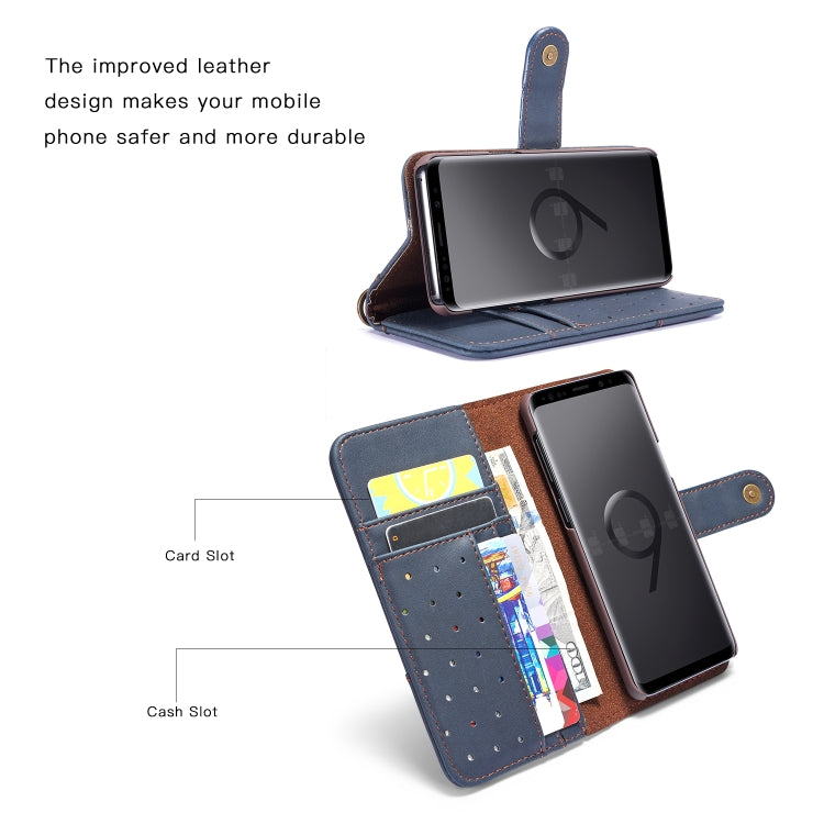 Cowhide Texture  Horizontal Flip Leather Case for Galaxy S9, with Holder & Card Slots & Wallet & Sling