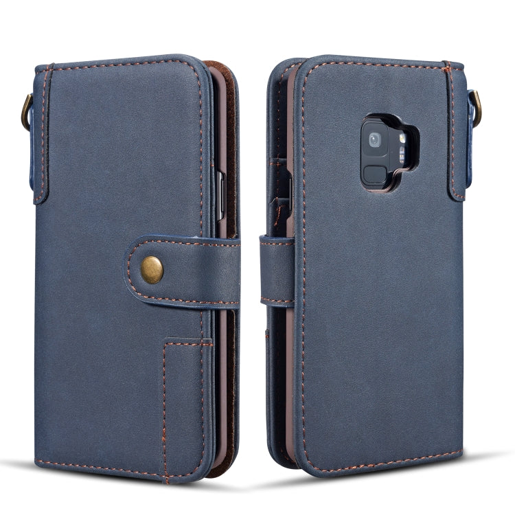Cowhide Texture  Horizontal Flip Leather Case for Galaxy S9, with Holder & Card Slots & Wallet & Sling