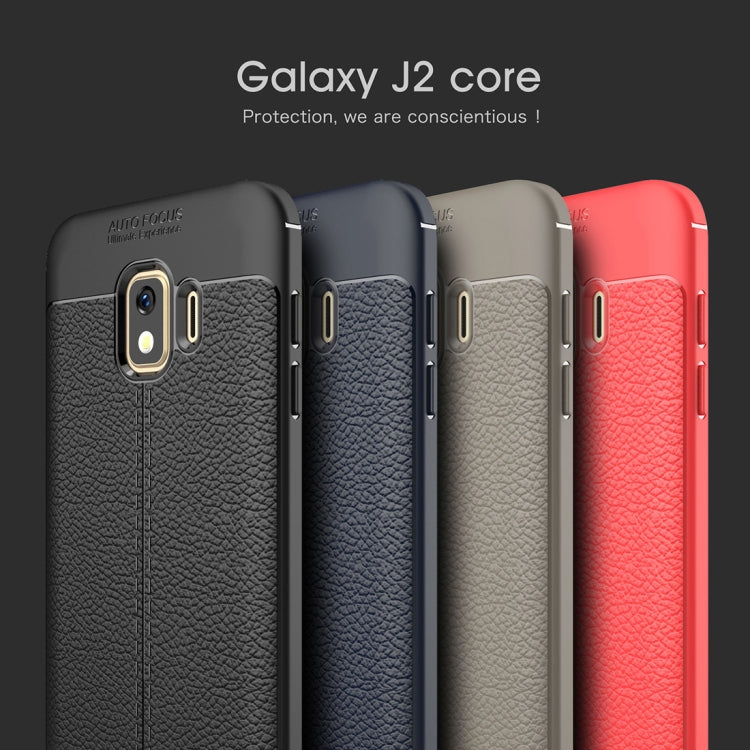 Litchi Texture TPU Shockproof Case for Galaxy J2 Core