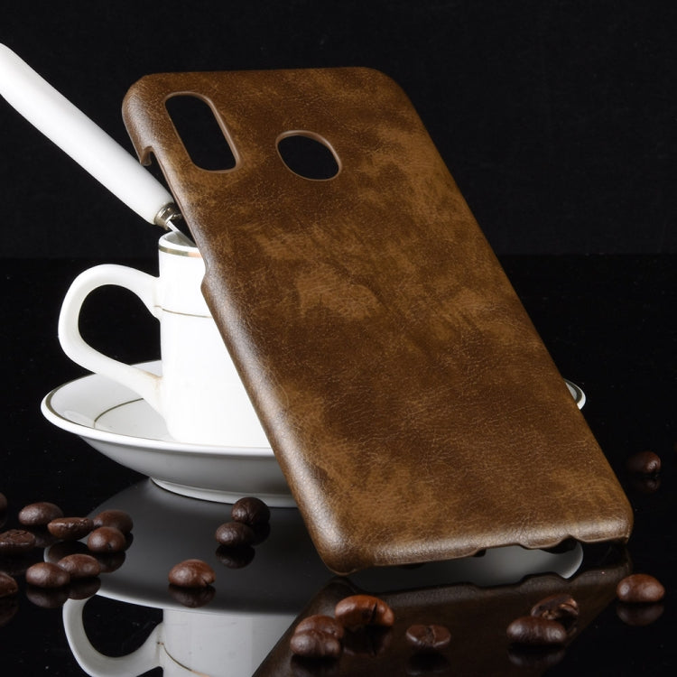 Shockproof Litchi Texture PC + PU Case for Galaxy A30
