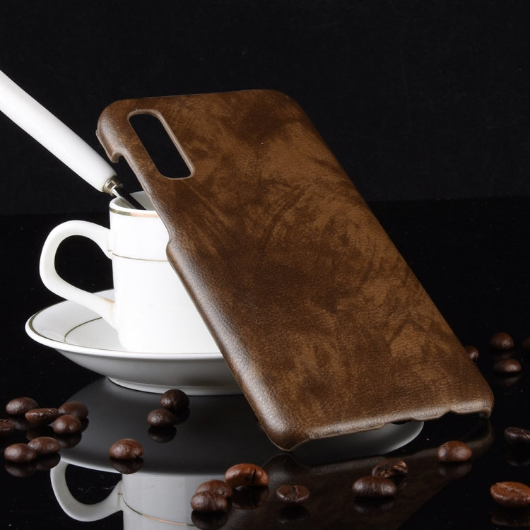 Shockproof Litchi Texture PC + PU Case for Galaxy A50