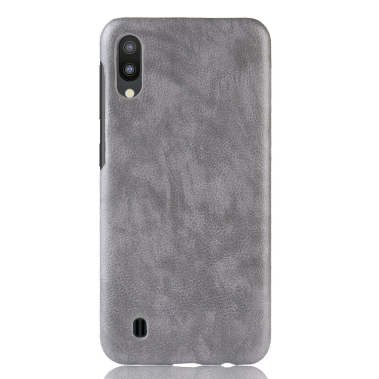Shockproof Litchi Texture PC + PU Case for Galaxy M10