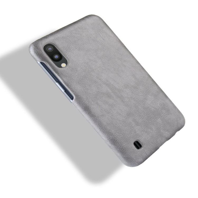 Shockproof Litchi Texture PC + PU Case for Galaxy M10