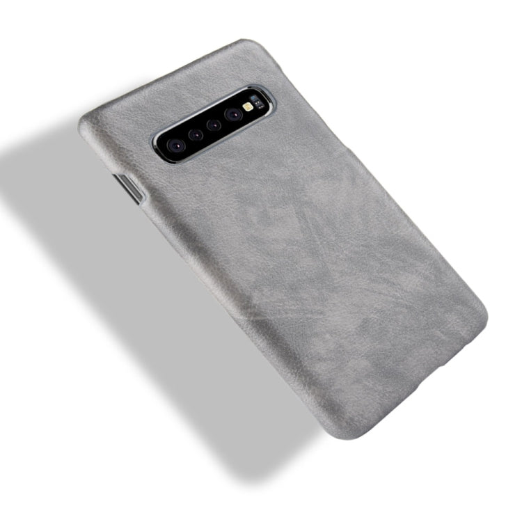 Shockproof Litchi Texture PC + PU Case for Galaxy S10 5G