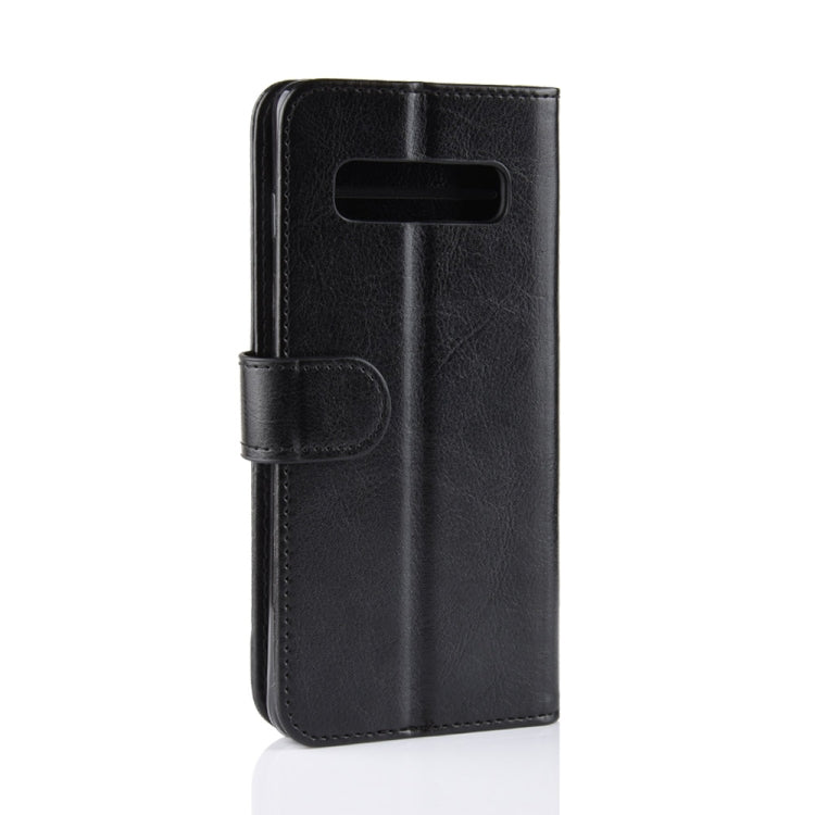 R64 Texture Single Fold Horizontal Flip Leather Case for Galaxy S10+, with Holder & Card Slots & Wallet