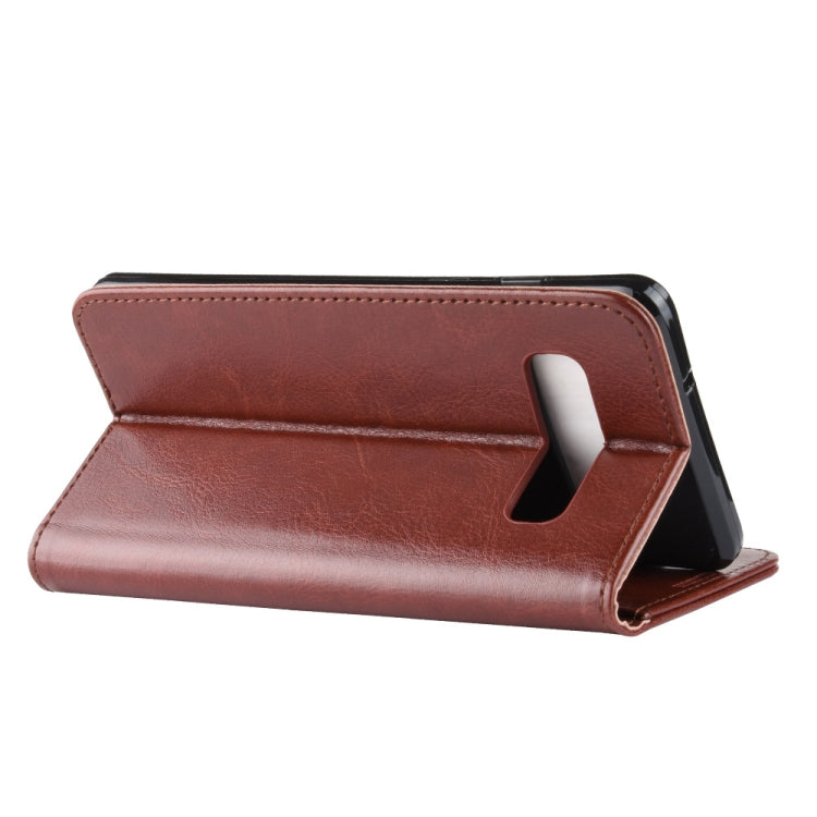 R64 Texture Single Fold Horizontal Flip Leather Case for Galaxy S10+, with Holder & Card Slots & Wallet