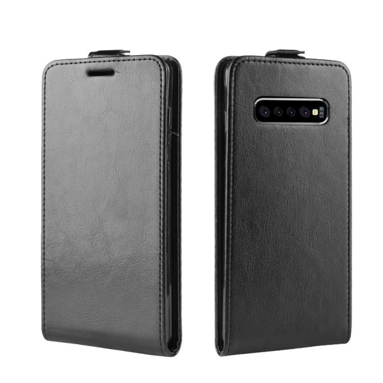 Business Style Vertical Flip TPU Leather Case for Galaxy S10+, with Card Slot
