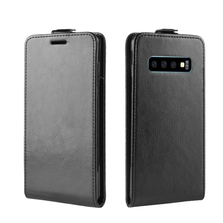 Business Style Vertical Flip TPU Leather Case for Galaxy S10, with Card Slot