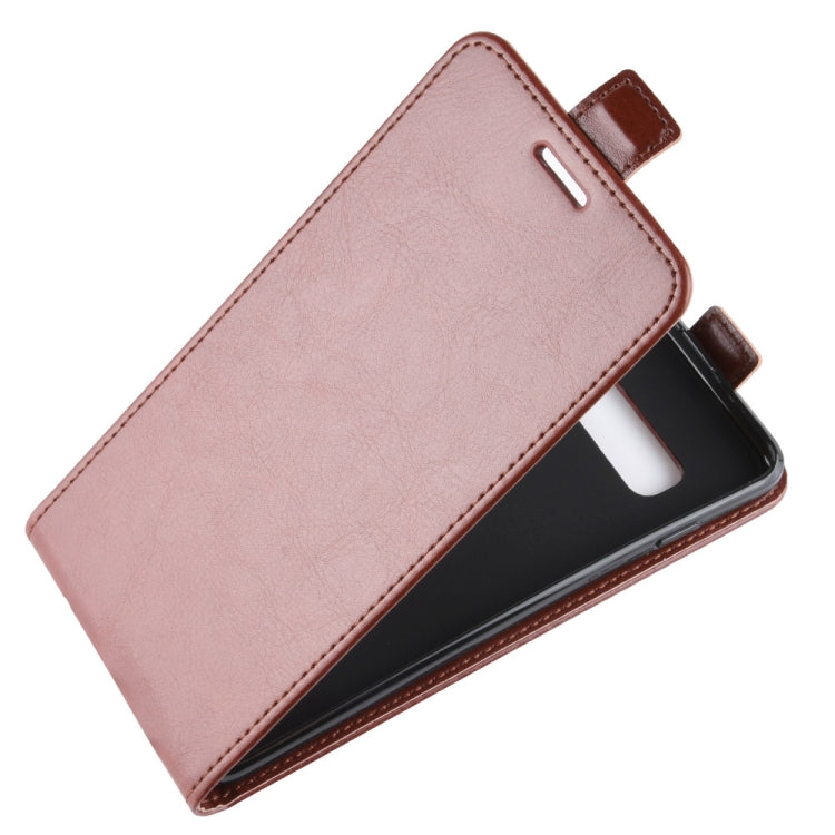 Business Style Vertical Flip TPU Leather Case for Galaxy S10, with Card Slot