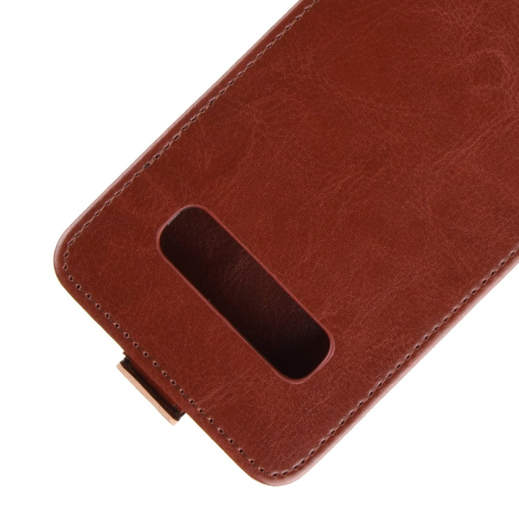 Business Style Vertical Flip TPU Leather Case for Galaxy S10, with Card Slot
