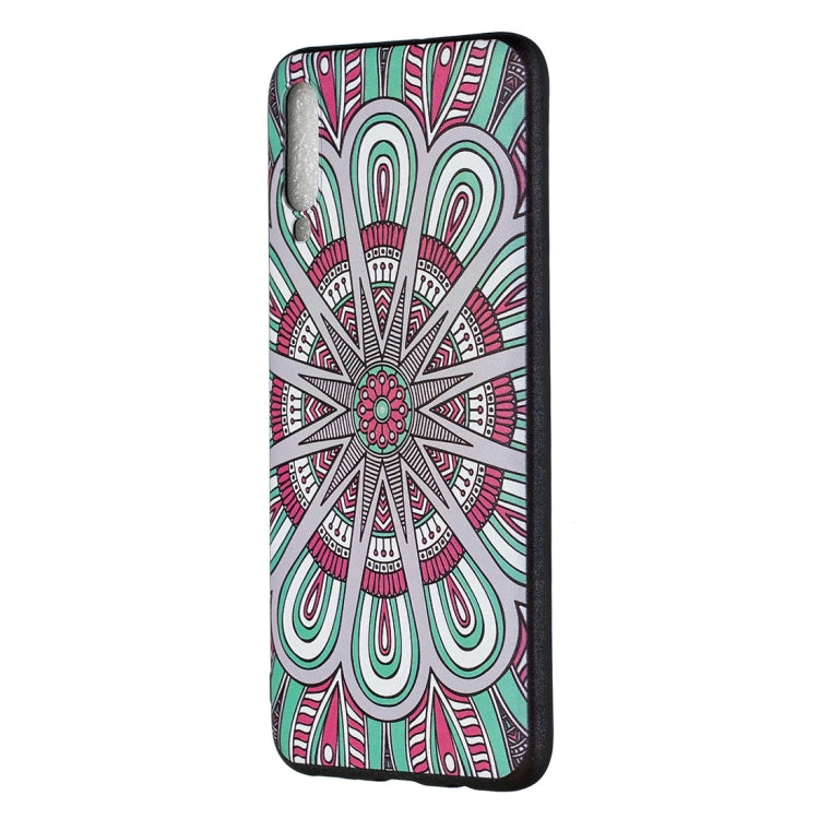 Embossed Painted Mandala Pattern TPU Case for Galaxy A70