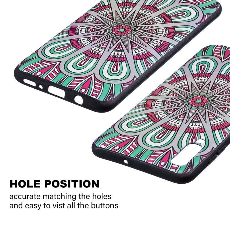 Embossed Painted Mandala Pattern TPU Case for Galaxy A70